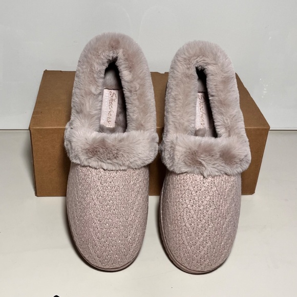 Skechers Cozy Lite Sweet Walk Sparkle Knit Slippers - Picture 6 of 8